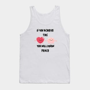 Heart-Brain Meditation Design Tank Top